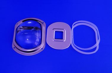 LED street light Lens , Borosilicate Glass Led Optical Lens For Park Lighting