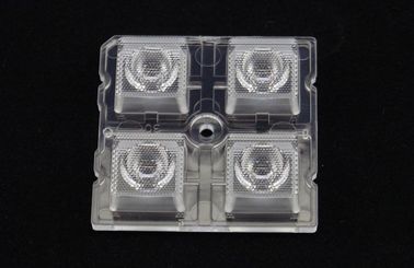 কেনা PC Led Optical Lens , 4 in 1 Led Lens Array For SMD 5050 Led Light অনলাইনে উৎপাদন