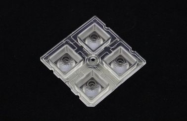 কেনা PMMA Led Collimator Lens , 4 in 1 Led Optical Lens For SMD 5050 Led Lamp অনলাইনে উৎপাদন