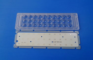 কেনা 120 ডিগ্রী 3x10 3535 LED পিসিবি বোর্ড এবং অ্যারের লেন্স এবং বাইরে আলো জন্য নেতৃত্বাধীন তাপ বেসিনে অনলাইনে উৎপাদন