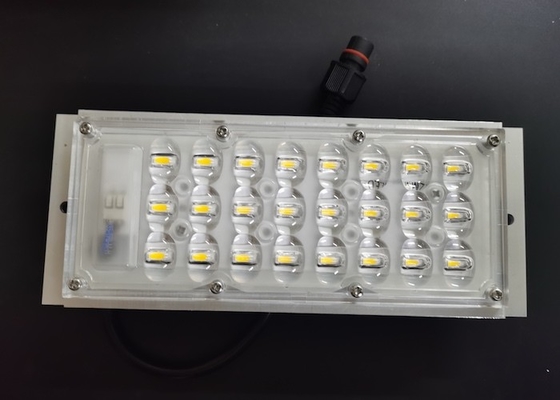 কেনা 173x71mm 24 LED 5050 SMD মডিউল LED স্ট্রিট লাইট উপাদানগুলি অপটিক লেন্স সহ অনলাইনে উৎপাদন