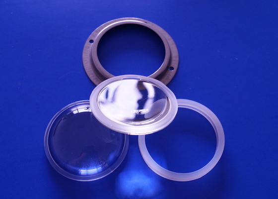 কেনা HB66-60 COB LED গ্লাস লেন্স 60 ডিগ্রী 66mm ব্যাসার্ধ Borosilicate গ্লাস লেন্স অনলাইনে উৎপাদন