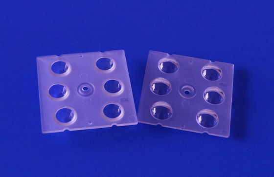 6 LED 5050SMD PC LED Lens Array 90 degree High bay light multi lens array