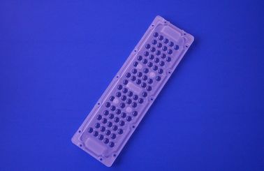 কেনা 60 ডিগ্রি এসএমডি 3030 LED লেন্স অ্যারে 250 * 74mm প্লাস্টিক উপাদান 92% ট্রান্সমিটেন্স অনলাইনে উৎপাদন