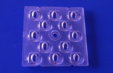 কেনা 12 ইন 1 3030 SMD LED PC Array LENS 60 Degree / 90 Degree / TYPE III 5050 মডিউলের জন্য অনলাইনে উৎপাদন