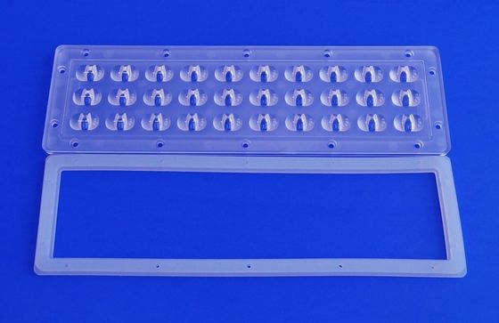 30W Lentes Optical Led Array Lens For Tunnel Lighting , Small footprint