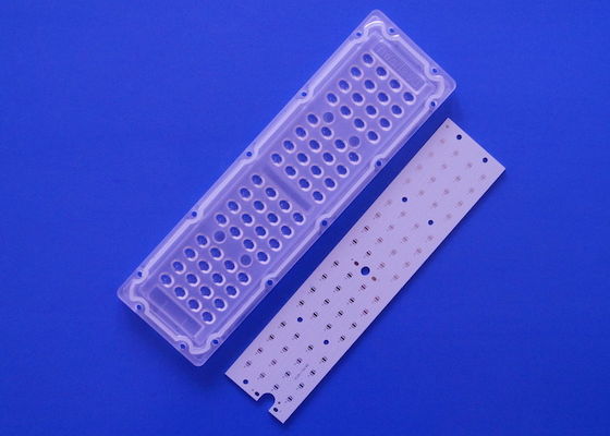 64 SMD 3535 Led Light Engine Module Vertical 65x150 Degree Lens Angle For Led Road Lamp