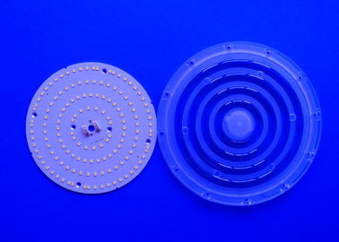 কেনা LED UFO উচ্চ বে নেতৃত্বে অপটিক্স লেন্স, 100W SMD 3030 নেতৃত্বাধীন মডিউল টেকসই অনলাইনে উৎপাদন