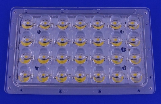 28W LED Street Light Module , Led Street Lens PC Optical For Road Lamp