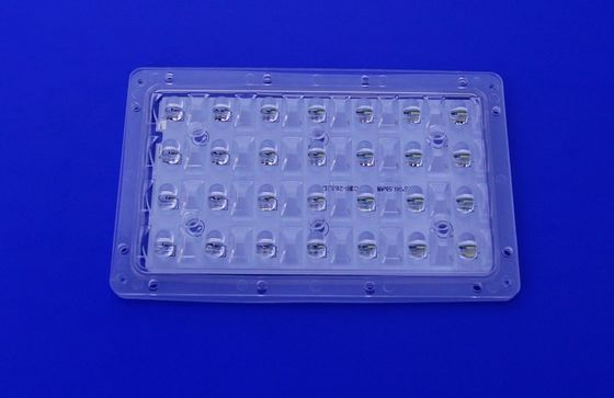 70x140 Degree 28w LED Lens Array For Led Street Lighting Fixture