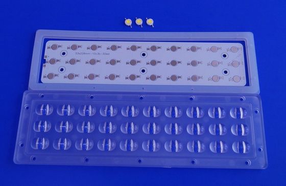 30W PMMA High Power Led Lens , Tunnel Retrofit Lighting Kits High Output