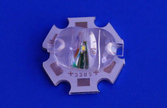 1W / 3W Aspheric LED Street light Lens , PC high power Led light Lens