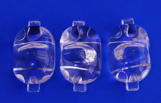 Clear Led Optical Lenses , Led street light Lens 60 X 135 degree