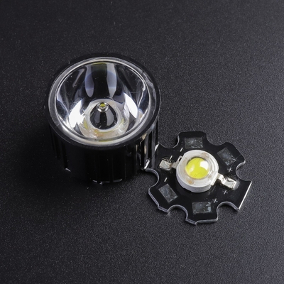 কেনা 5 ডিগ্রী PMMA LED লেন্স LED স্পট আলোর জন্য 1W / 3W অপটিক্যাল PMMA অনলাইনে উৎপাদন