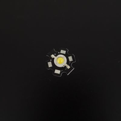 Epistar Chip 1w High Power Led 140lm With Star Pcb , 120 Degree viewing Angle