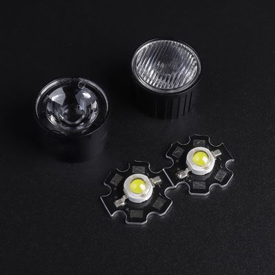 Frosted Optical PMMA Led Lens for Led Spotlights / LED Lens