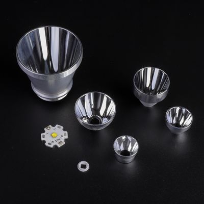 15mm Clear PMMA Led Collimator Lens , Led light lens for Led Torch