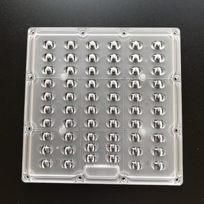 কেনা 175x175mm 5050 SMD LED array Lens TYPE 2 square light lens 60w 120w অনলাইনে উৎপাদন