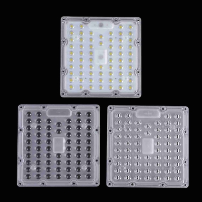 50w 90 Degree SMD3030 Square LED Lens For Tunnel Light