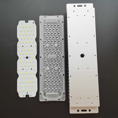 কেনা রোড ল্যাম্প LED স্ট্রিট লাইট মডিউল 50W SMD 3030 LED অপটিক্যাল গ্রেড পিসি লেন্স উপাদান অনলাইনে উৎপাদন