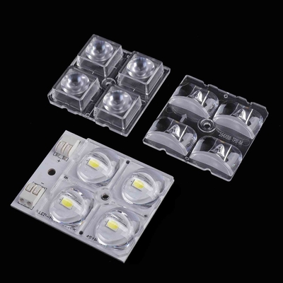 কেনা 4 1 5050 এ হাই বে বে আলোর জন্য 50x50 মিমি এসএমডি 3030 নেতৃত্বে লেন্স অনলাইনে উৎপাদন