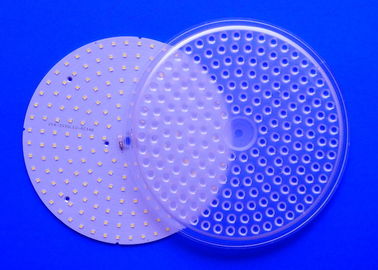 কেনা Solderless UFO নেতৃত্বে বাল্ব লেন্স বোর্ড 150W 60 ডিগ্রি 3030 SMD 91% Tranmittance অনলাইনে উৎপাদন
