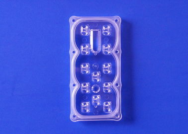 কেনা 12 টুকরা 3535 SMD LED স্ট্রিট লাইট লেন্স মডিউল অপটিক্যাল গ্রেড পিসি 91% Tranmittance অনলাইনে উৎপাদন