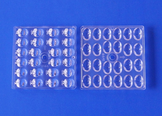 24 LED Street Light Lens 5050MM 3030 SMD LED Road Light Wide Angle 151x81 Degree