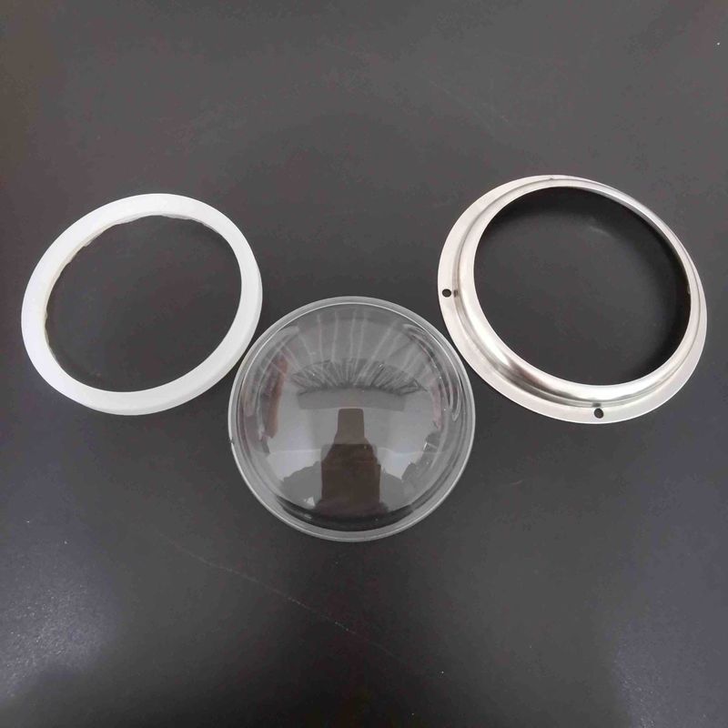 Miner lighting Led Glass Lens Heat Sink Power Led Lens 90 Degree Beam Angle