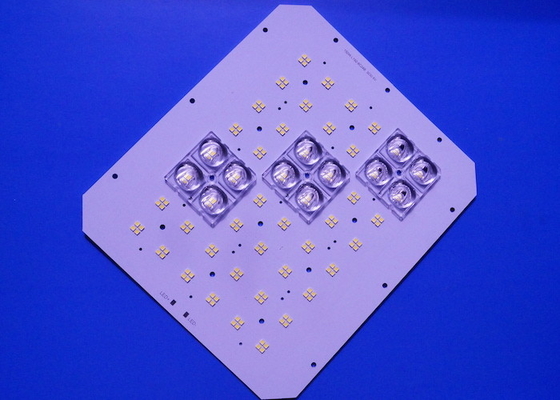 150W LED লাইট PCB বোর্ড 192 LED 3030 SMD 48V 50x50MM 4 ইন 1 LED লেন্স