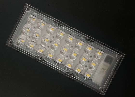 5050 SMD LED Street Light Lens with 163X85 Degree Beam Angle and Optical Grade PC Material for 40W 50W Lamps