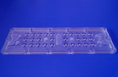 SMD 5050 LED লেন্স অ্যারে 28 স্ট্রিট লাইটের জন্য 80x150 ডিগ্রী LED লেন্সের মধ্যে
