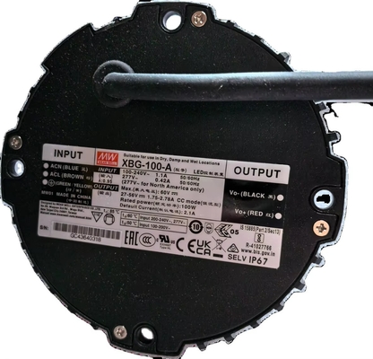 XBG-100 LED ড্রাইভার 100W ধ্রুবক শক্তি 27-56V ডিসি আউটপুট ভোল্টেজ LED স্টেজ স্পট বে আলোর জন্য