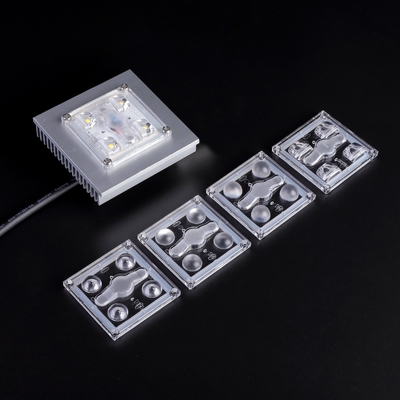 ওয়াটারপ্রুফ 10W 15W মিনি 50*50mm SMD 5050 LED স্ট্রিট লাইট মডিউল 12V 24V স্ট্রিট লাইট এবং বাগান আলো জন্য