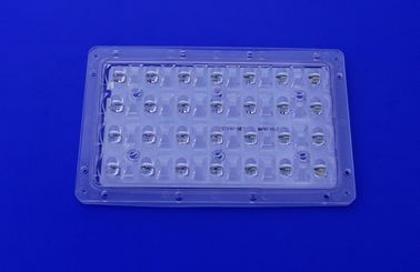 LED স্ট্রিট লাইটিং ফিক্সচারের জন্য 70x140 ডিগ্রী 28w LED লেন্স অ্যারে