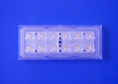 12V 5050 LED স্ট্রিট লাইট মডিউল 15 ওয়াট অপটিক্যাল গ্রেড পিসি লেন্স 2 বছর পাটা