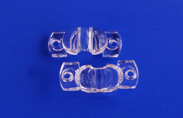 উচ্চ ক্ষমতা LED অপটিক্যাল লেন্স COB / SMD 120 x 45 ডিগ্রী PMMA 93% ট্রান্সমিটেন্স