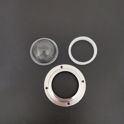 রোড ল্যাম্প জন্য 50mm গ্লাস লেন্স নেতৃত্বে স্ট্রিট হালকা উপাদান