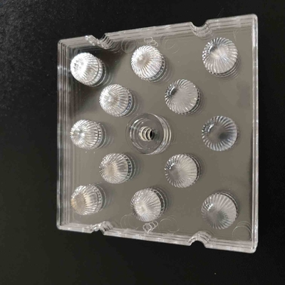 50x50mm SMD 3030 Led Lens, 12 In 1 Led PC লেন্স হাই বে লাইটের জন্য