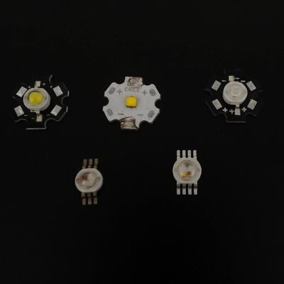 4x3w RGBW RGB High Power Led with Star PCB For Stage Light , 120 Degree