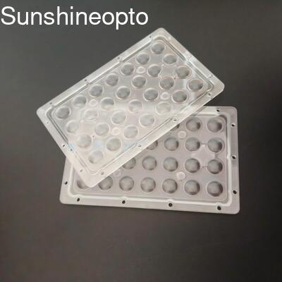 90° বীম অ্যাঙ্গেল এবং অপটিক্যাল পিসি লেন্স সহ 35 থেকে 50W LED লাইট মডিউলের জন্য কাস্টমাইজড 3030 SMD LED PCB বোর্ড