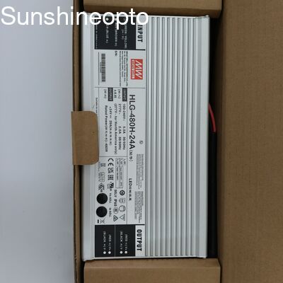 480W 24V ধ্রুবক কারেন্ট এলইডি পাওয়ার সাপ্লাই টানেল এবং উচ্চ বে লাইটিংয়ের জন্য IP65 জলরোধী