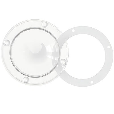 হাই বে লাইটের জন্য 88mm 120° PC LED লেন্স কভার 91% লাইট ট্রান্সমিট্যান্স OEM এবং ODM প্রস্তুতকারক
