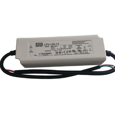 Meanwell 120W 12V IP67 জলরোধী LED ড্রাইভার ধ্রুবক ভোল্টেজ পাওয়ার সাপ্লাই