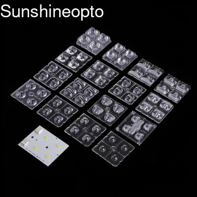 স্ট্রিট লাইট এবং বন্যা লাইটের জন্য মাল্টিপল ভিউং এঙ্গেল সহ পাইকারি 50x50 মিমি এলইডি অপটিক্যাল লেন্স