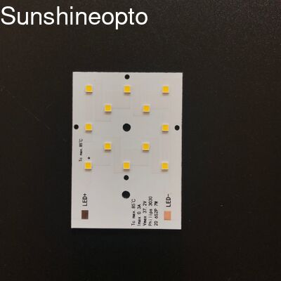 কাস্টম 7W SMD 3030 LED PCB বোর্ড 1.5mm পুরুত্ব এবং 50x70mm সাইজ সহ