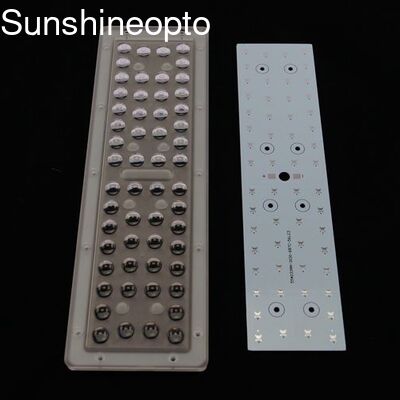 আলোর জন্য SMD 3030 LED PCB বোর্ড সহ 50W PC একাধিক বিম অ্যাঙ্গেল কলিমেটর LED লেন্স