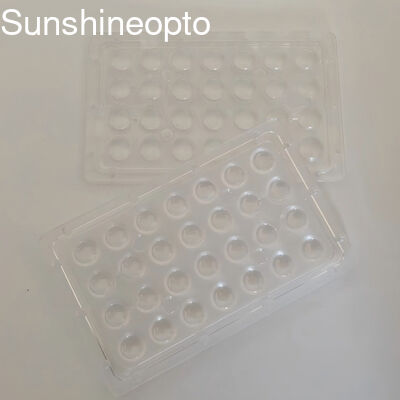 কারখানার কাস্টম 60 ডিগ্রী এলইডি লেন্স অ্যারে 3030/5050/7070 এলইডি মডিউলের জন্য