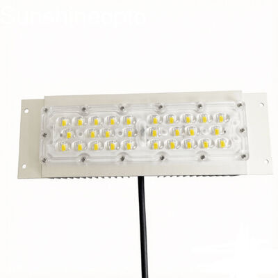 28PCS 7070 LED স্ট্রিট লাইট মডিউল 158×103° অপটিক্যাল লেন্স 48V হাই পাওয়ার রোড লাইটিং সলিউশন