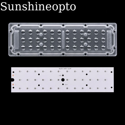 50W SMD 3535 LED স্ট্রিট লাইট মডিউল 150lm/W উচ্চ-দক্ষতা LED মডিউল 92% PC অপটিক্যাল লেন্স